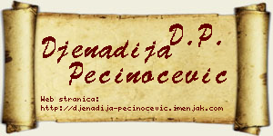 Đenadija Pečinoćević vizit kartica